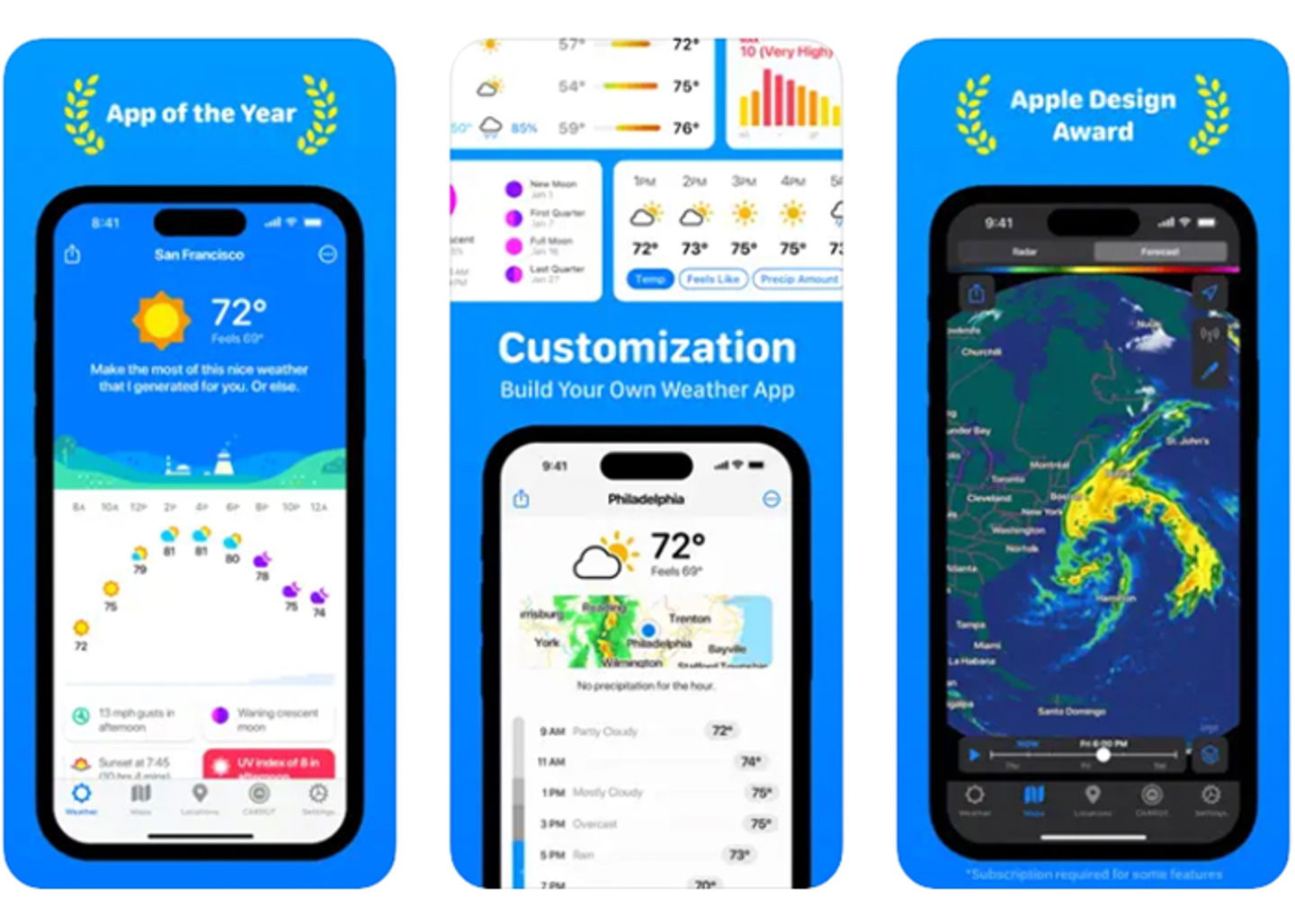 CARROT Weather - el tiempo con personalidad y radar de vanguardia