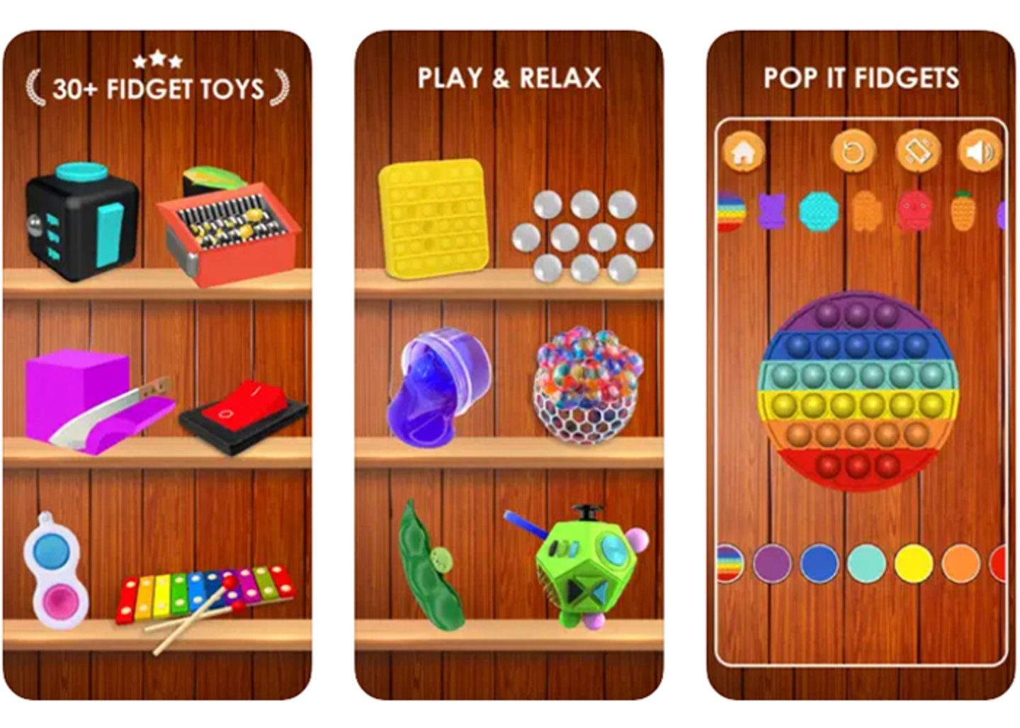 Fidget Toys 3D - relajate y desestresa en tres dimensiones