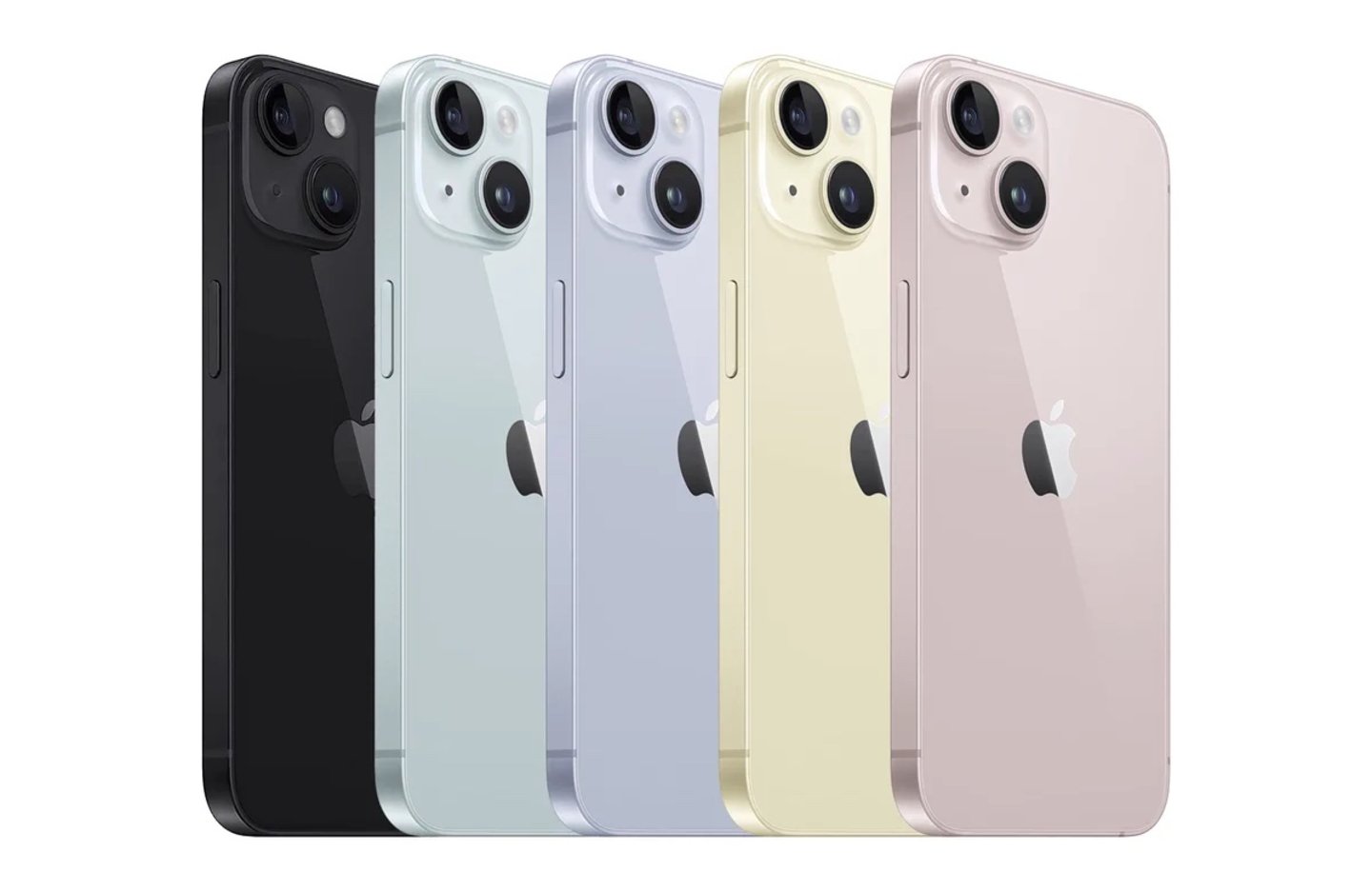 Concepto de colores del iPhone 15