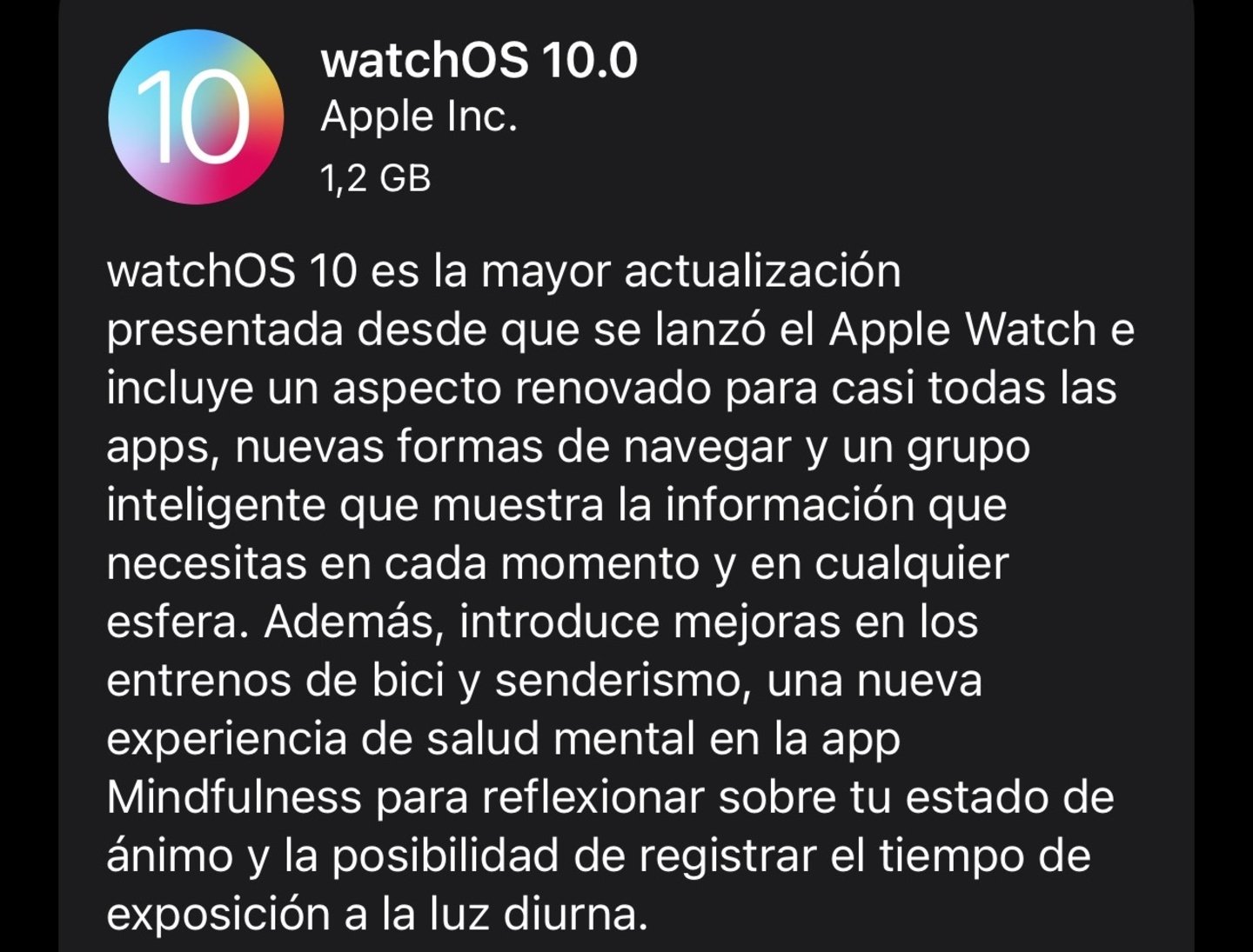 watchOS 10