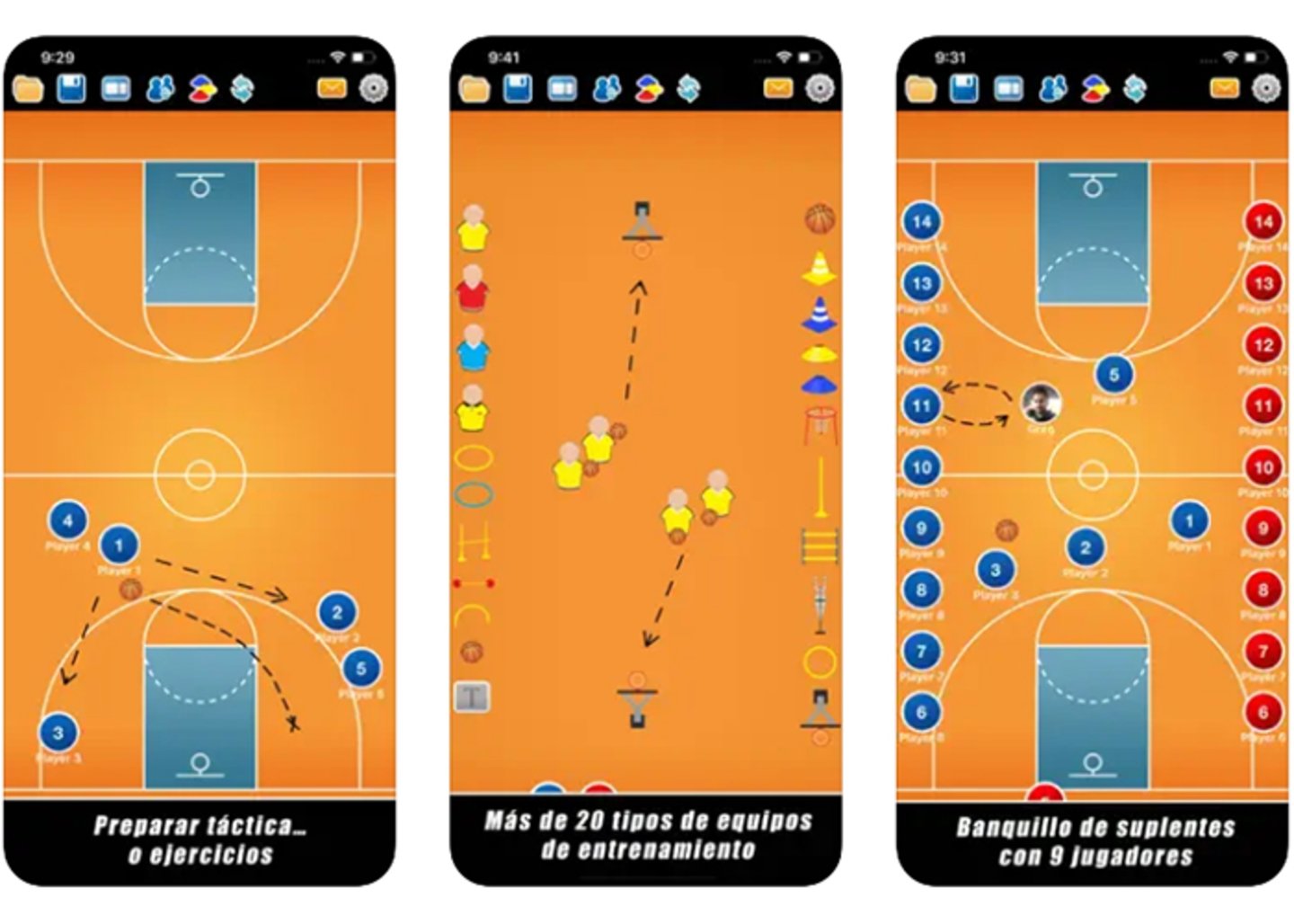Head Coach Basketball, la pizarra de los entrenadores en el iPad