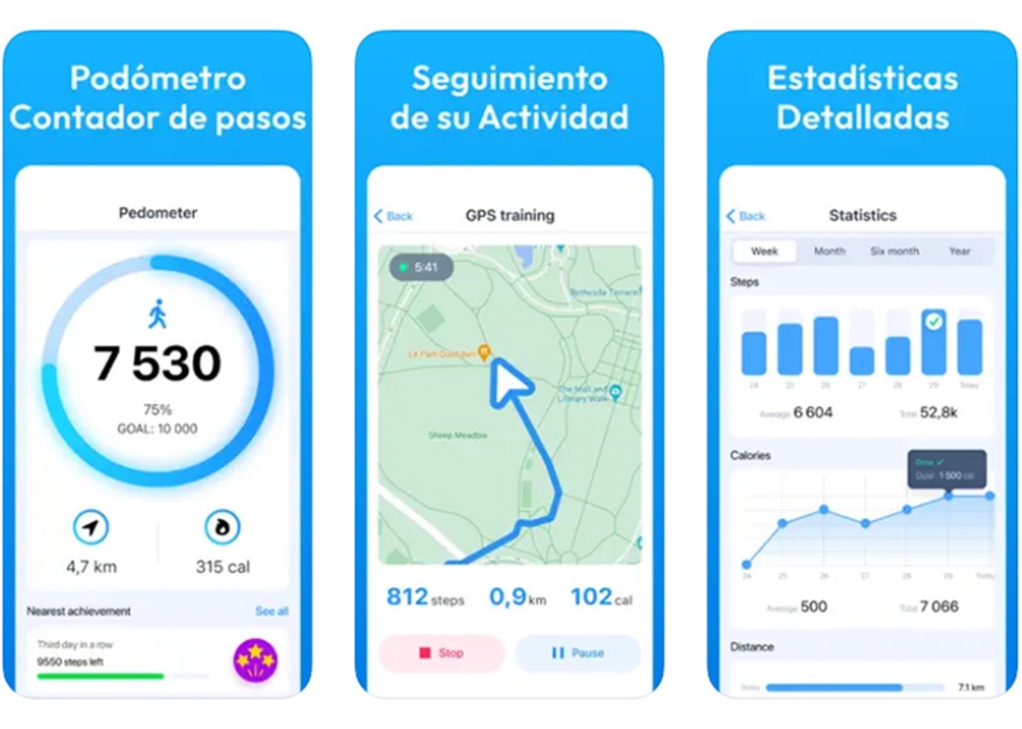 Podómetro : Contador de Pasos en App Store