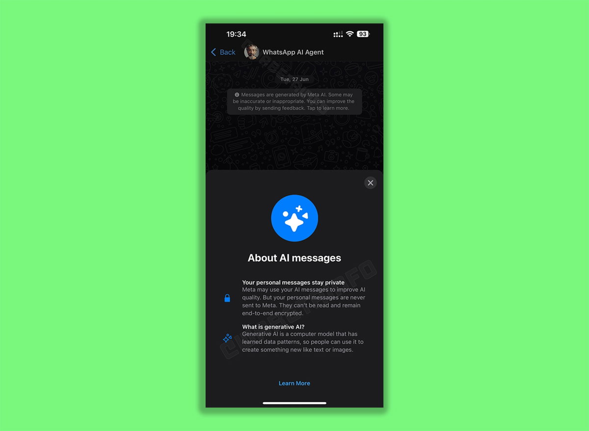 WhatsApp está desarrollando una función que traerá la IA a los chats
