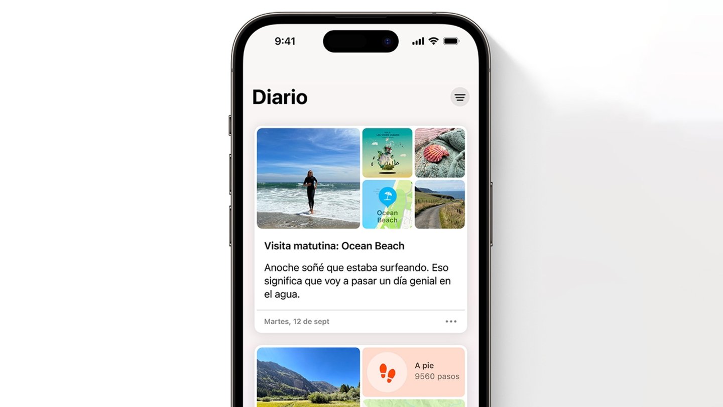 App Diario en iOS 17