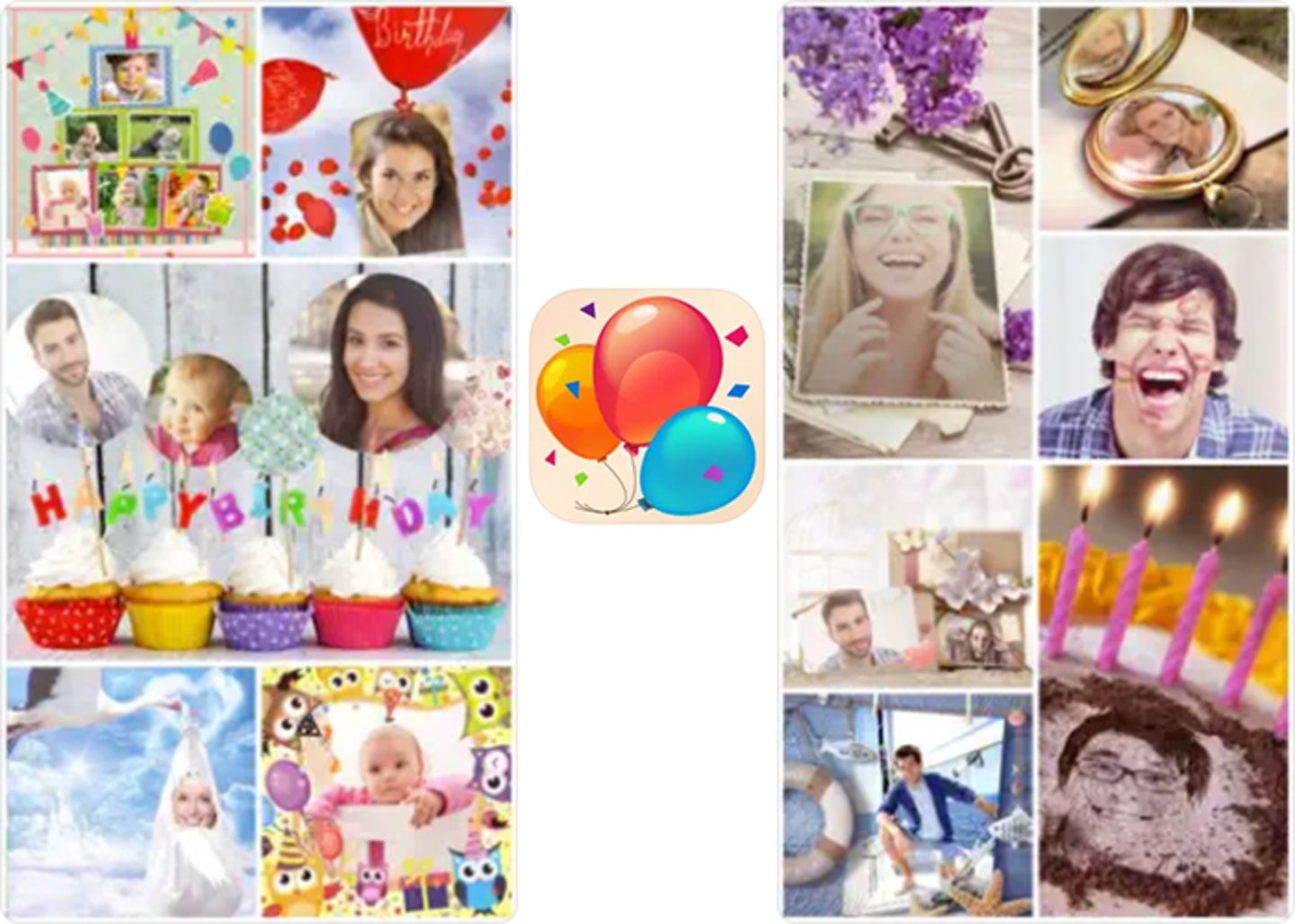 Celebra con estilo- marcos de cumpleaños gratis para tus fotos