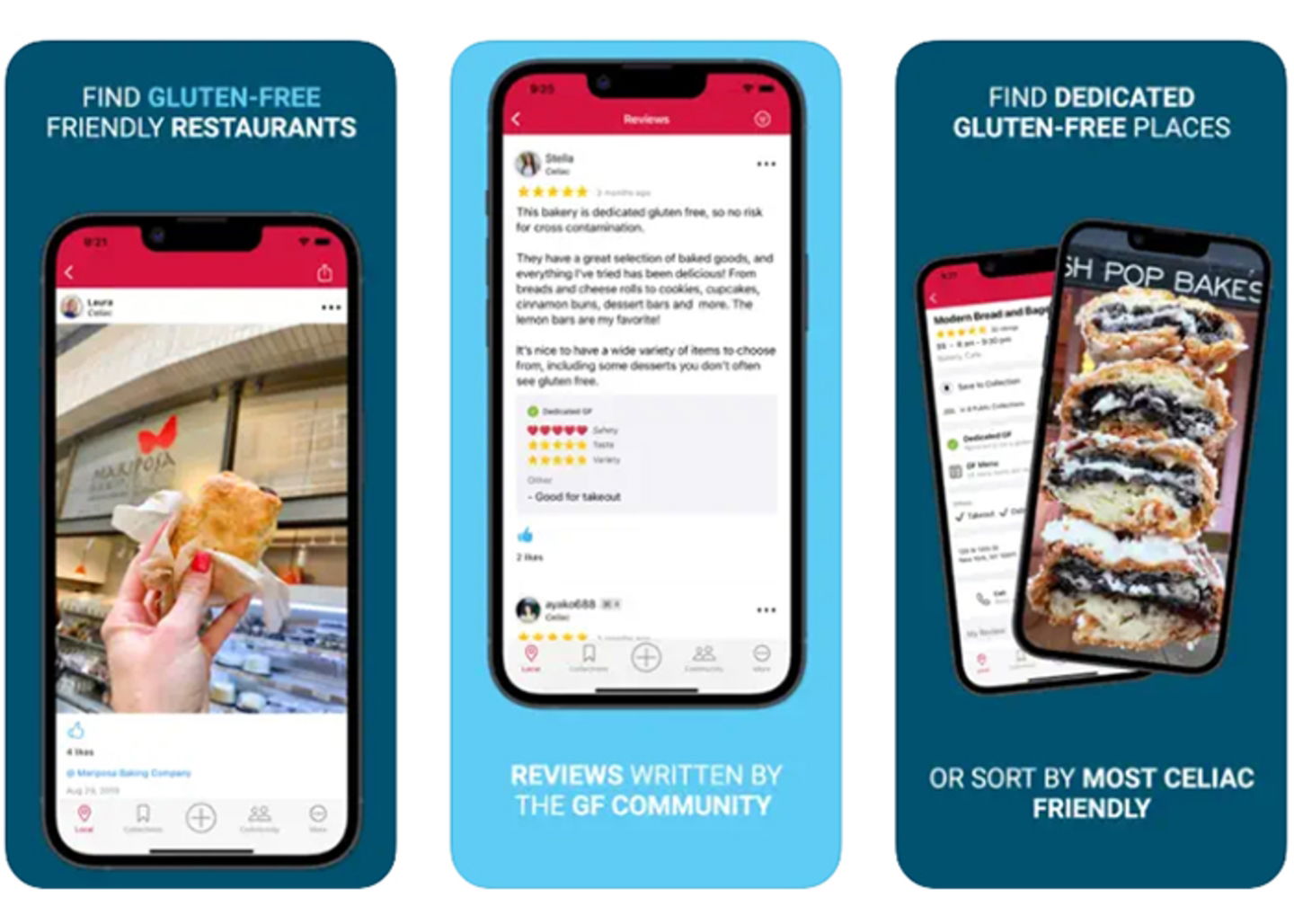 Navegando por menus sin gluten con Find Me Gluten Free