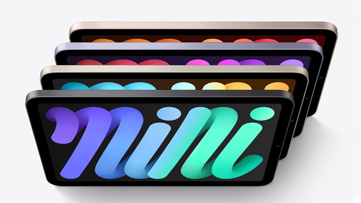 iPad mini en sus cuatro colores