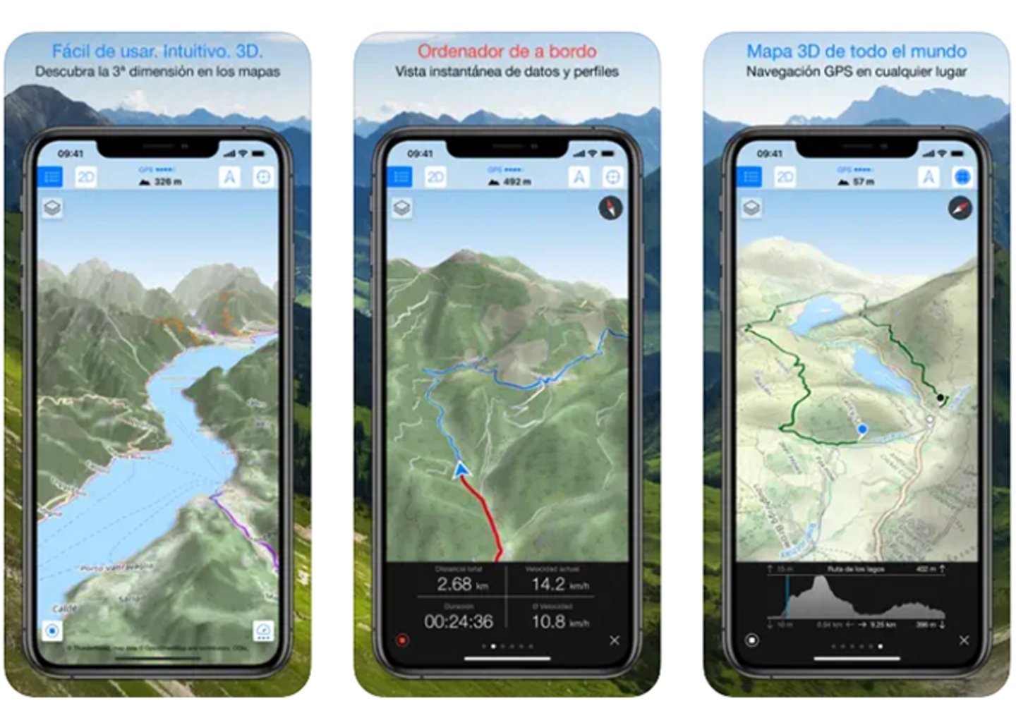 Exploracion ilimitada con Maps 3D Outdoor GPS