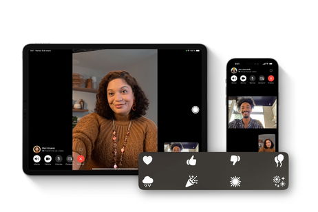 Cómo desactivar las reacciones con gestos de FaceTime