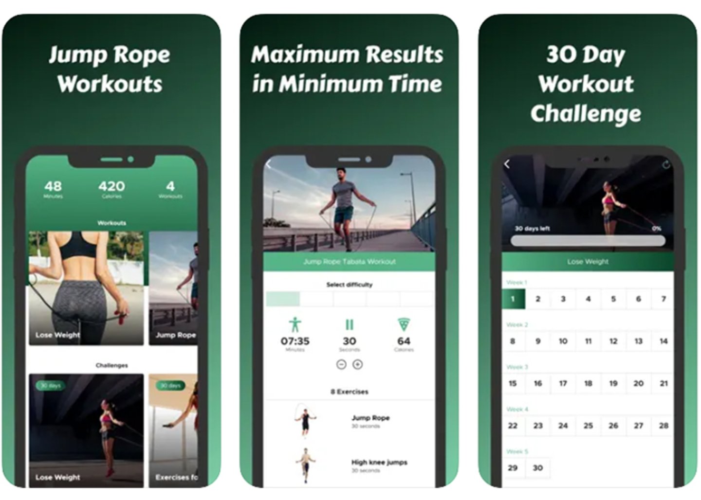 8 apps con rutinas de salto en cuerda para iPhone