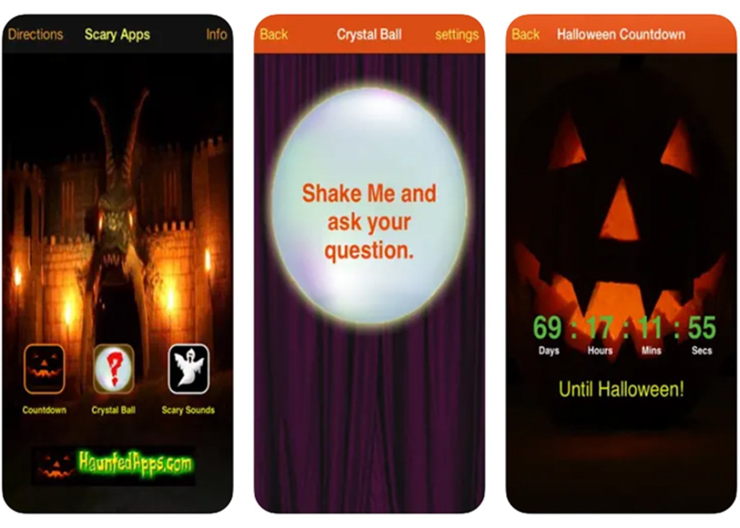 Aplicaciones de ultratumba- sumergete en un Halloween de terror