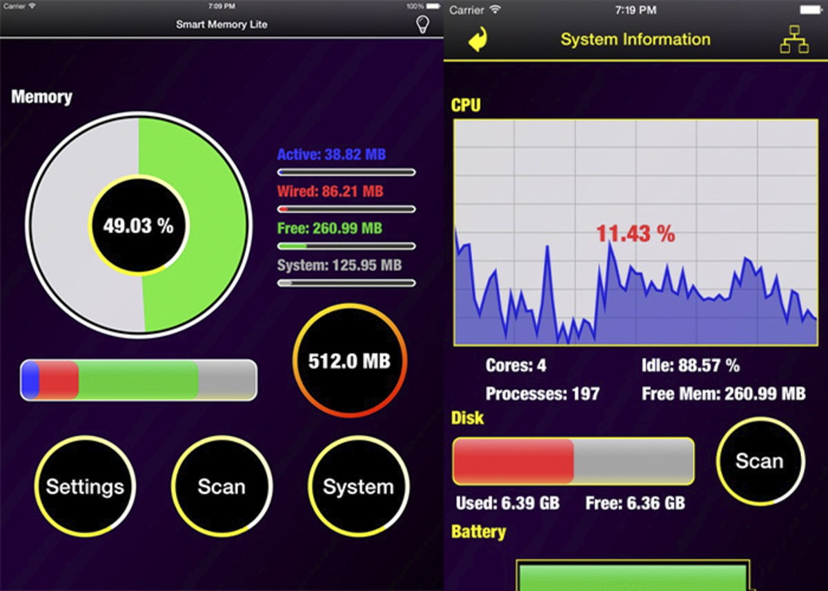 Apps para liberar memoria RAM en iPhone