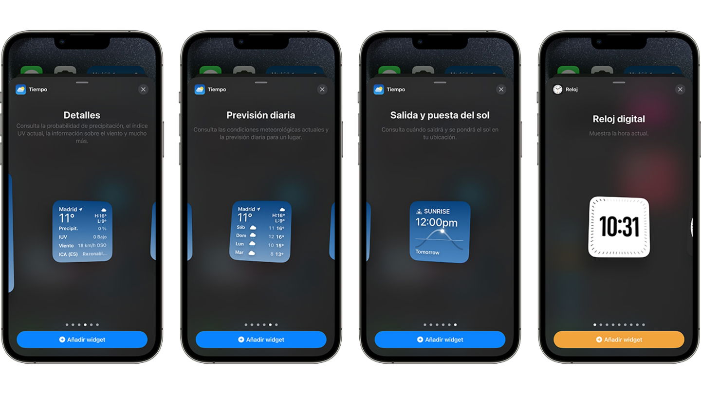 Nuevos widgets iOS 17.2