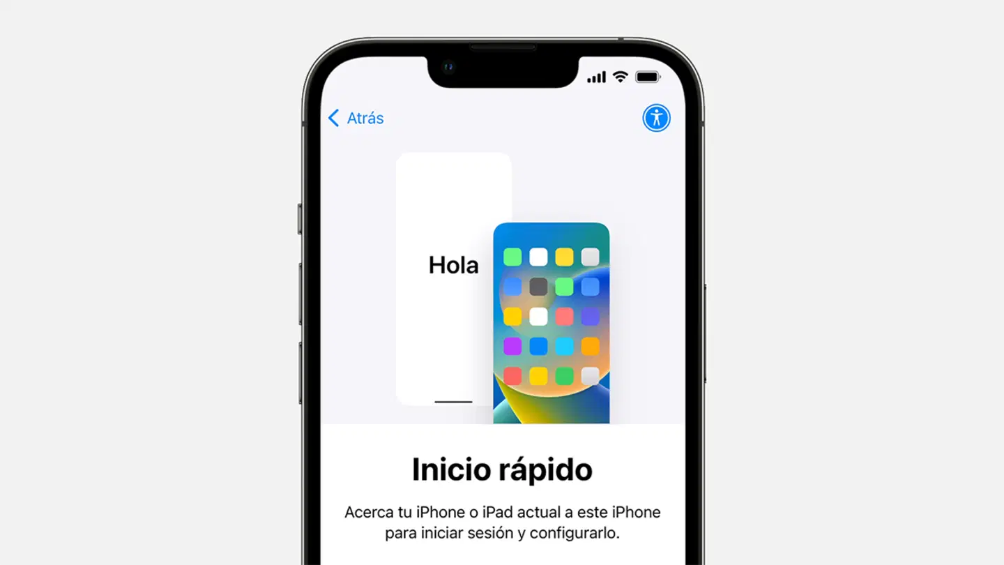 Captura de pantalla del iPhone