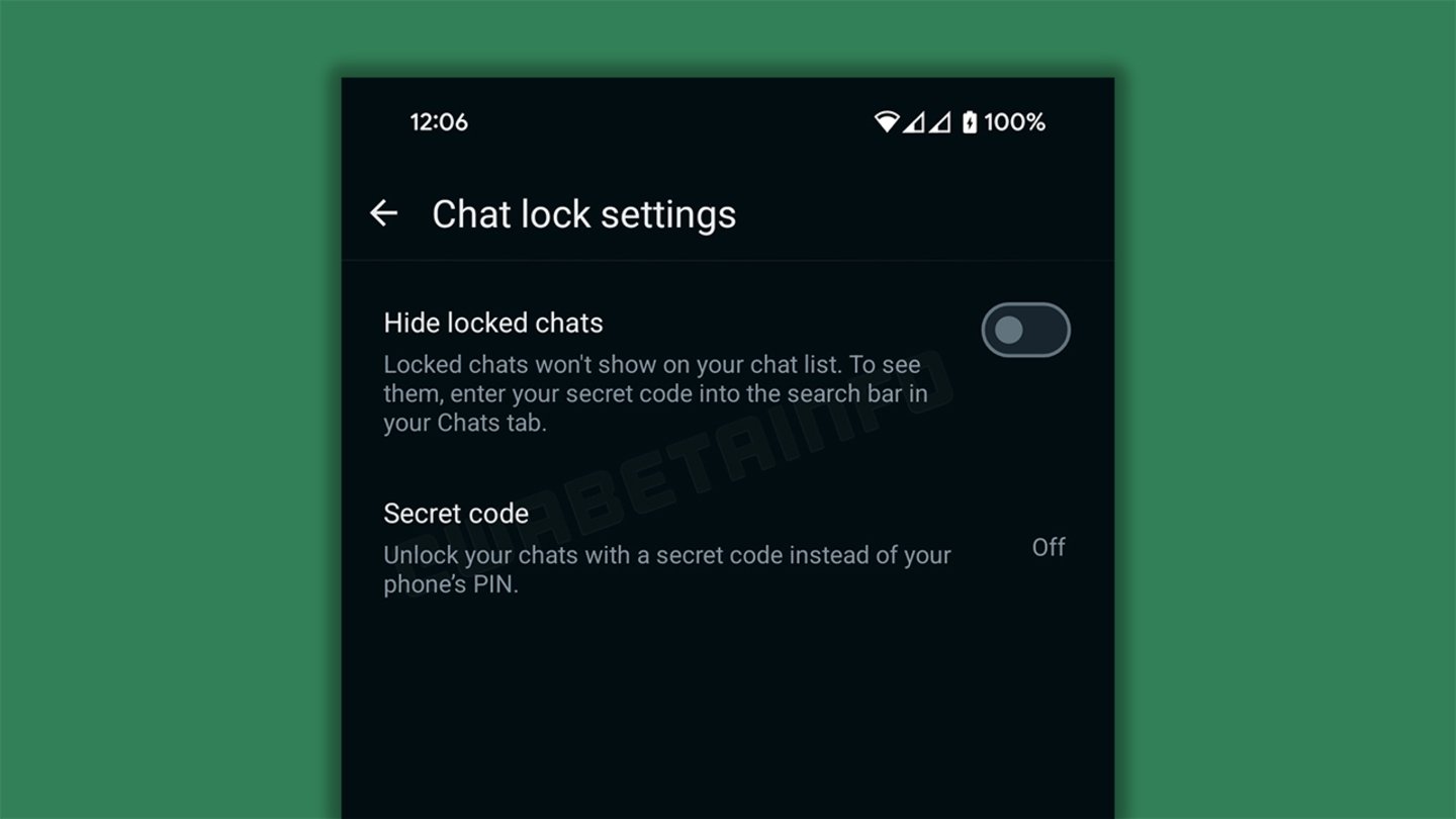 Captura de pantalla de la nueva función de WhatsApp