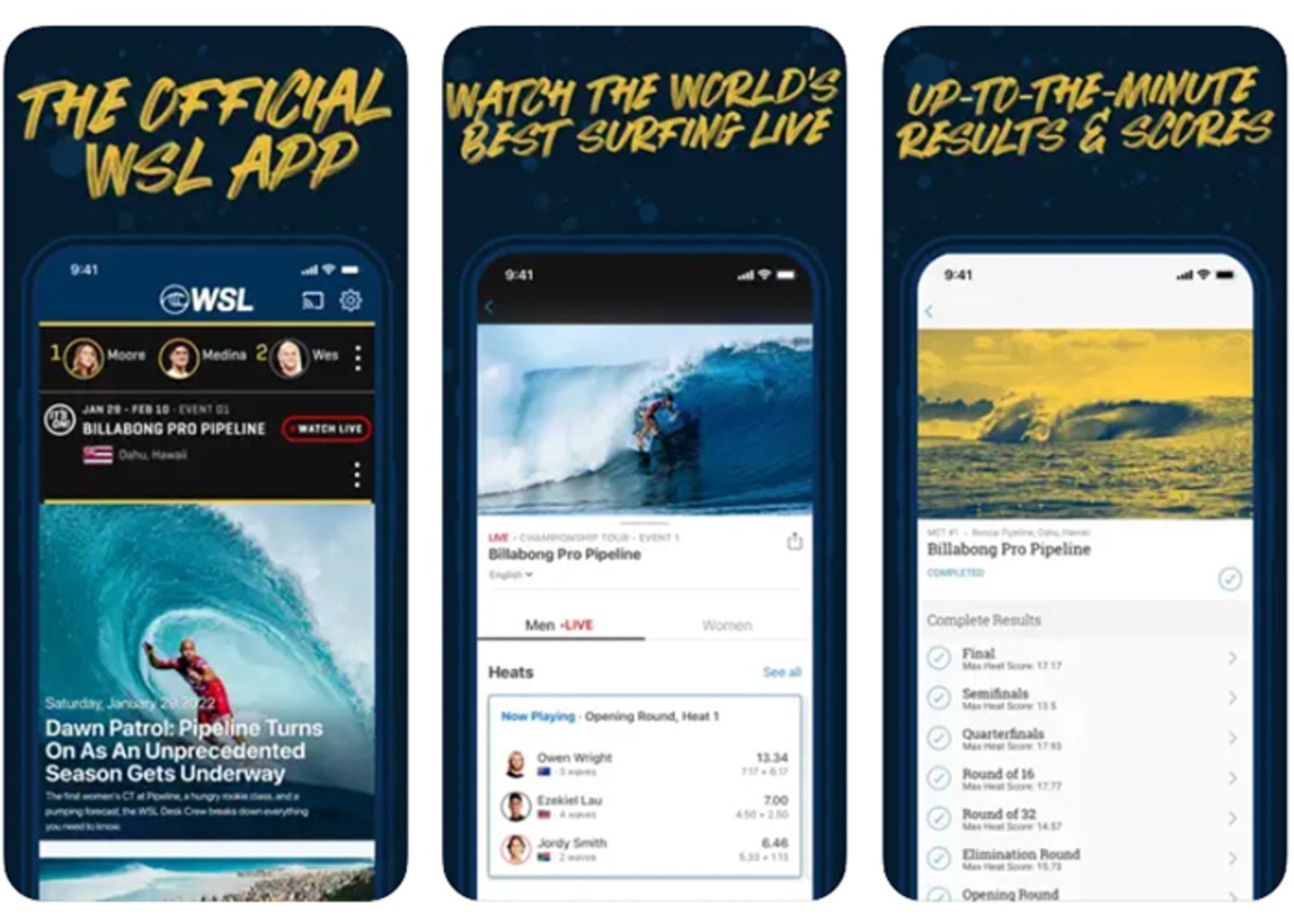 Navega las olas del planeta con World Surf League