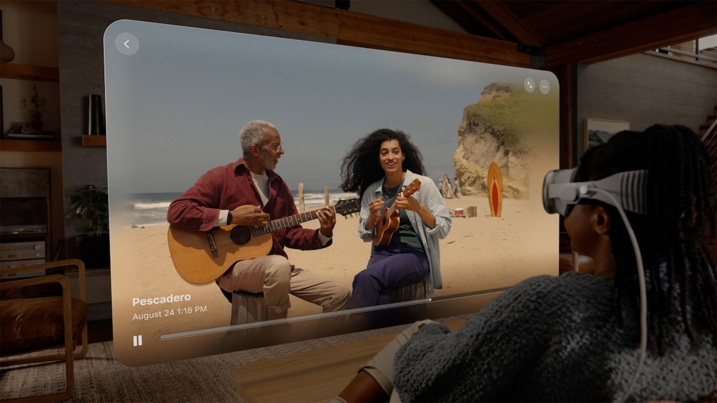 Vídeo en 3D en las Apple Vision Pro