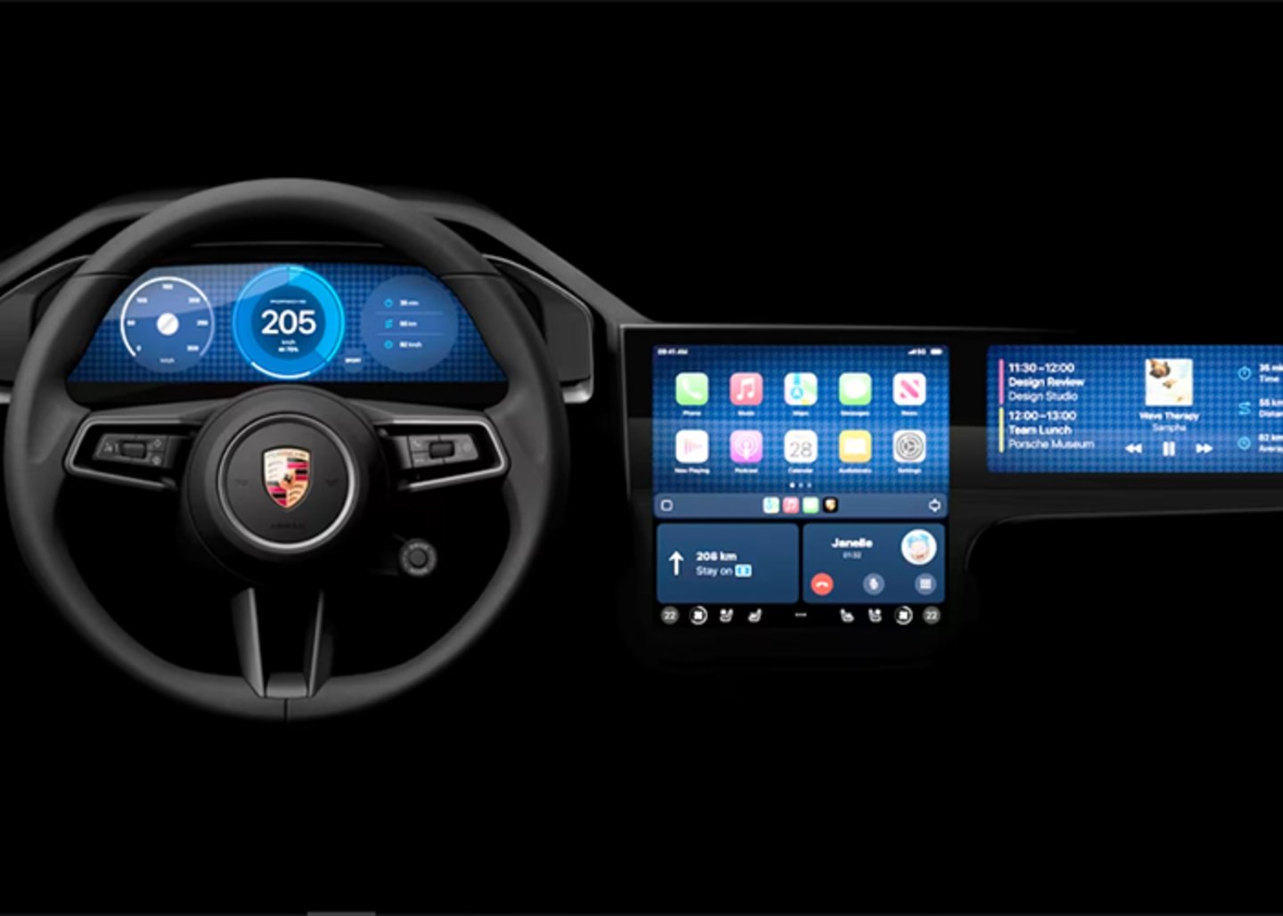 CarPlay de nueva generacion llega a los modelos de Porsche y Aston Martin
