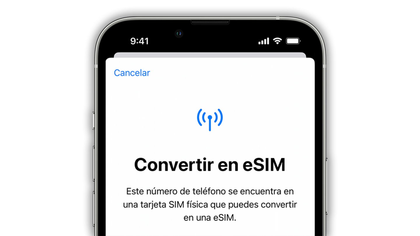 Convertir en eSIM en el iPhone