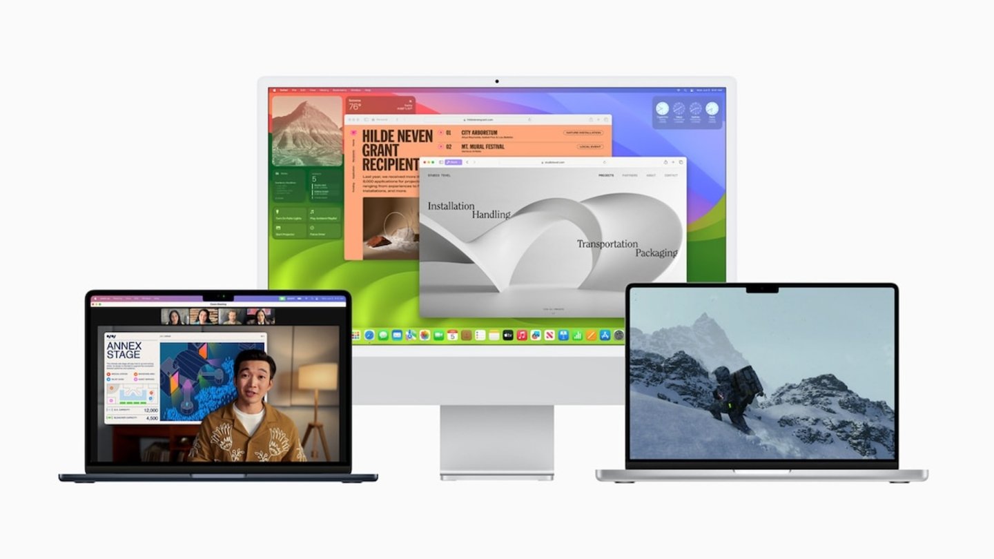 macOS Sonoma en diferentes tipos de Mac
