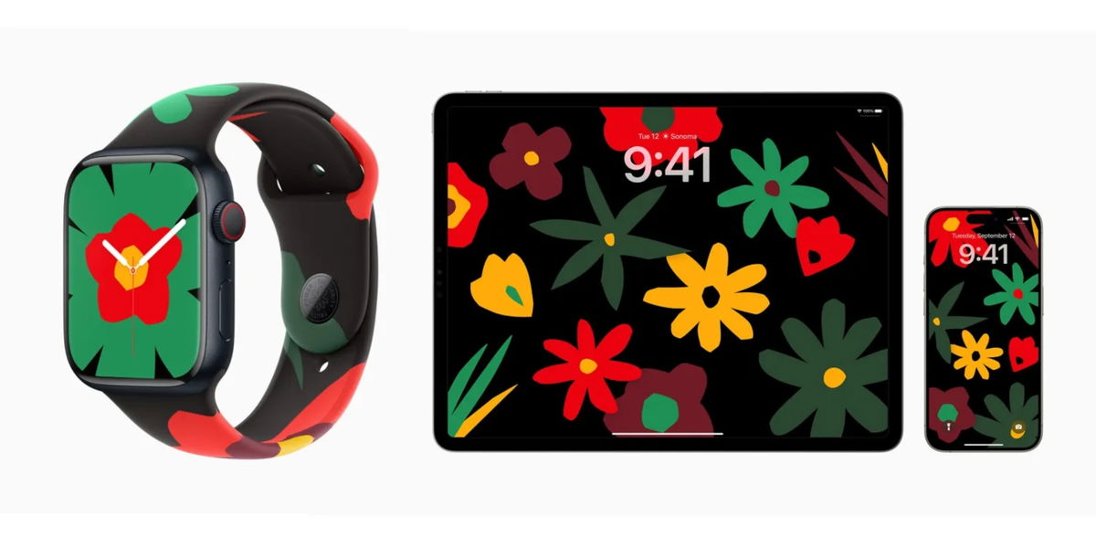 Apple unveils new face, Black Unity band and iPhone wallpaper for Apple