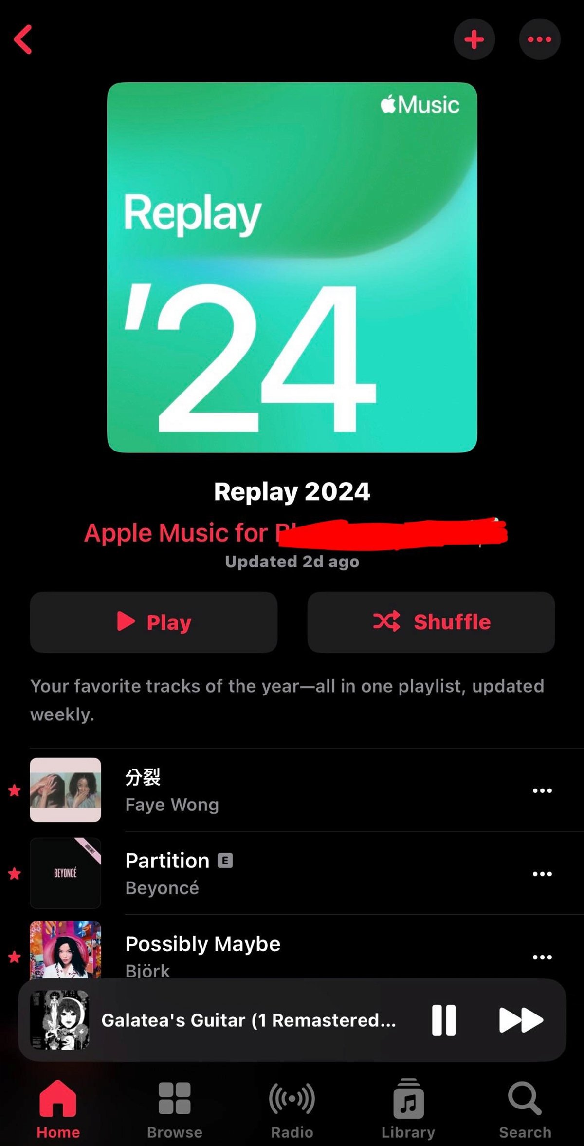 Ya disponible la lista Apple Music Replay 2024