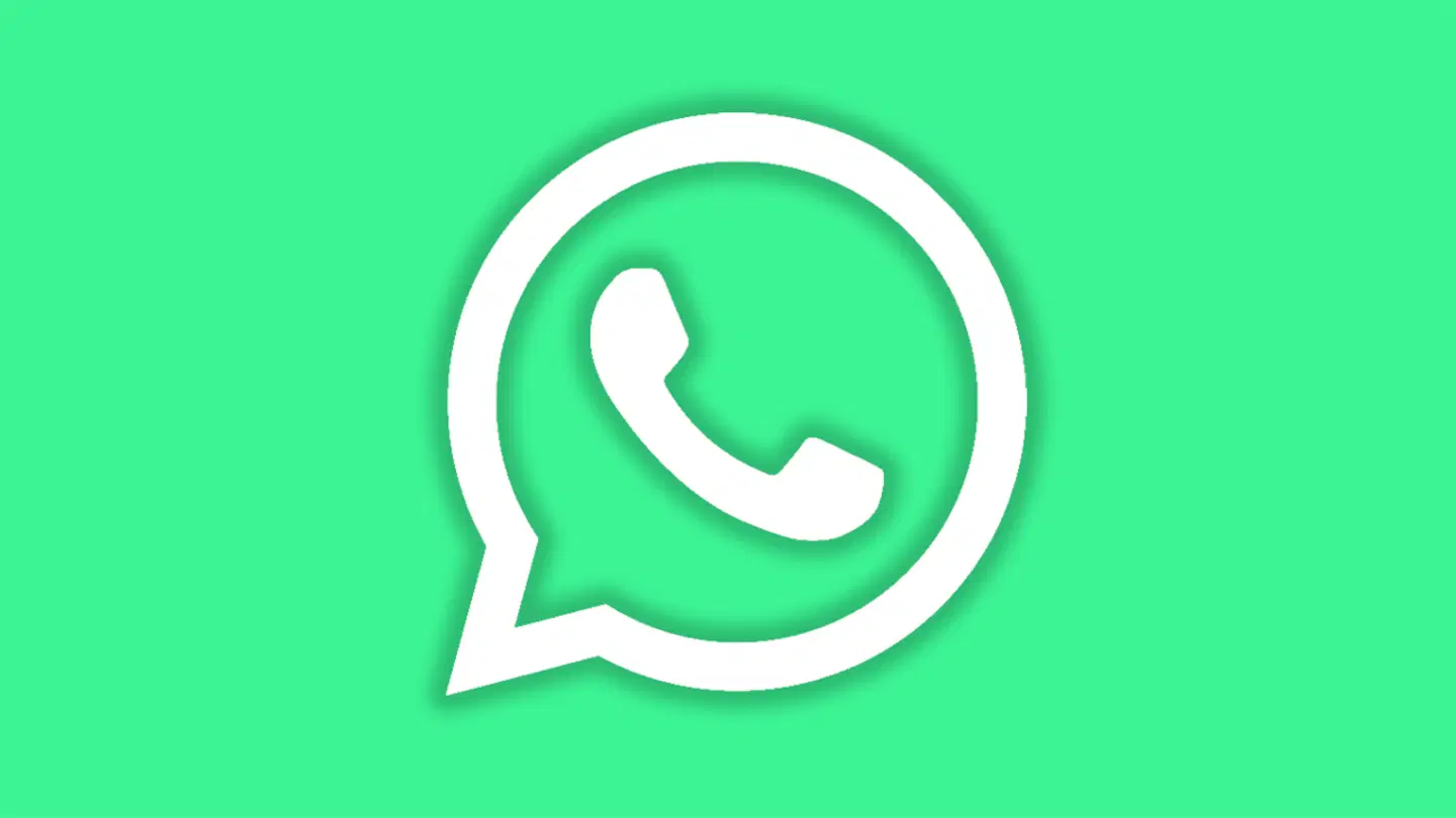 Logo de WhatsApp sobre fondo verde