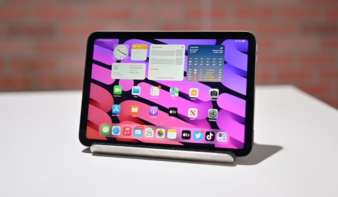 El iPad mini sobre una mesa