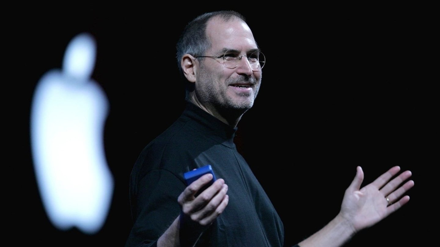 Steve Jobs durante una keynote de Apple