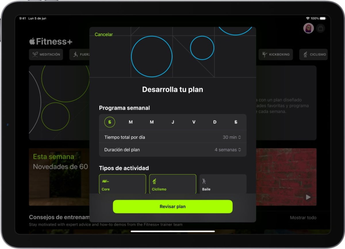 Cómo crear un plan de entrenamiento específico en Apple Fitness+