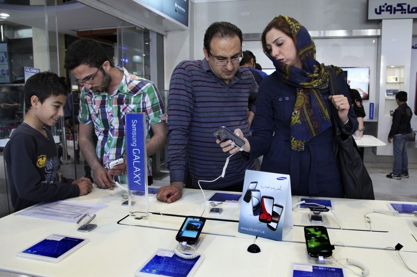 Las marcas con Android son las que se venden oficialmente en Irán