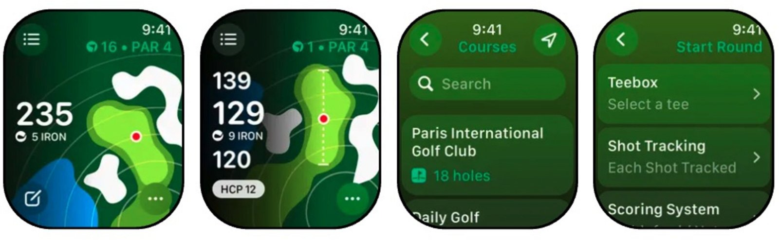 TAG Heuer Golf en Apple Watch