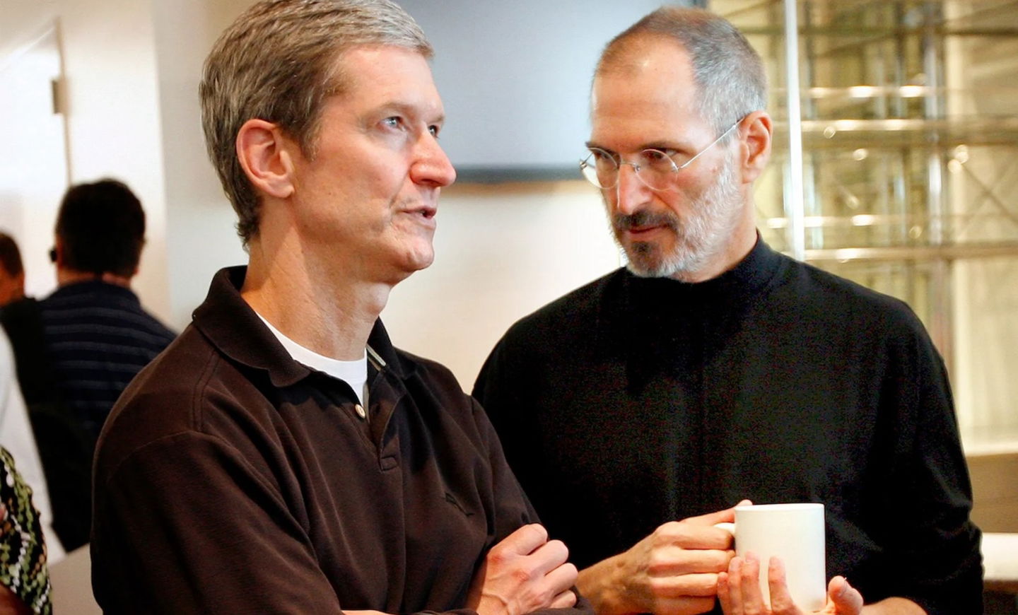 Tim Cook y Steve Jobs