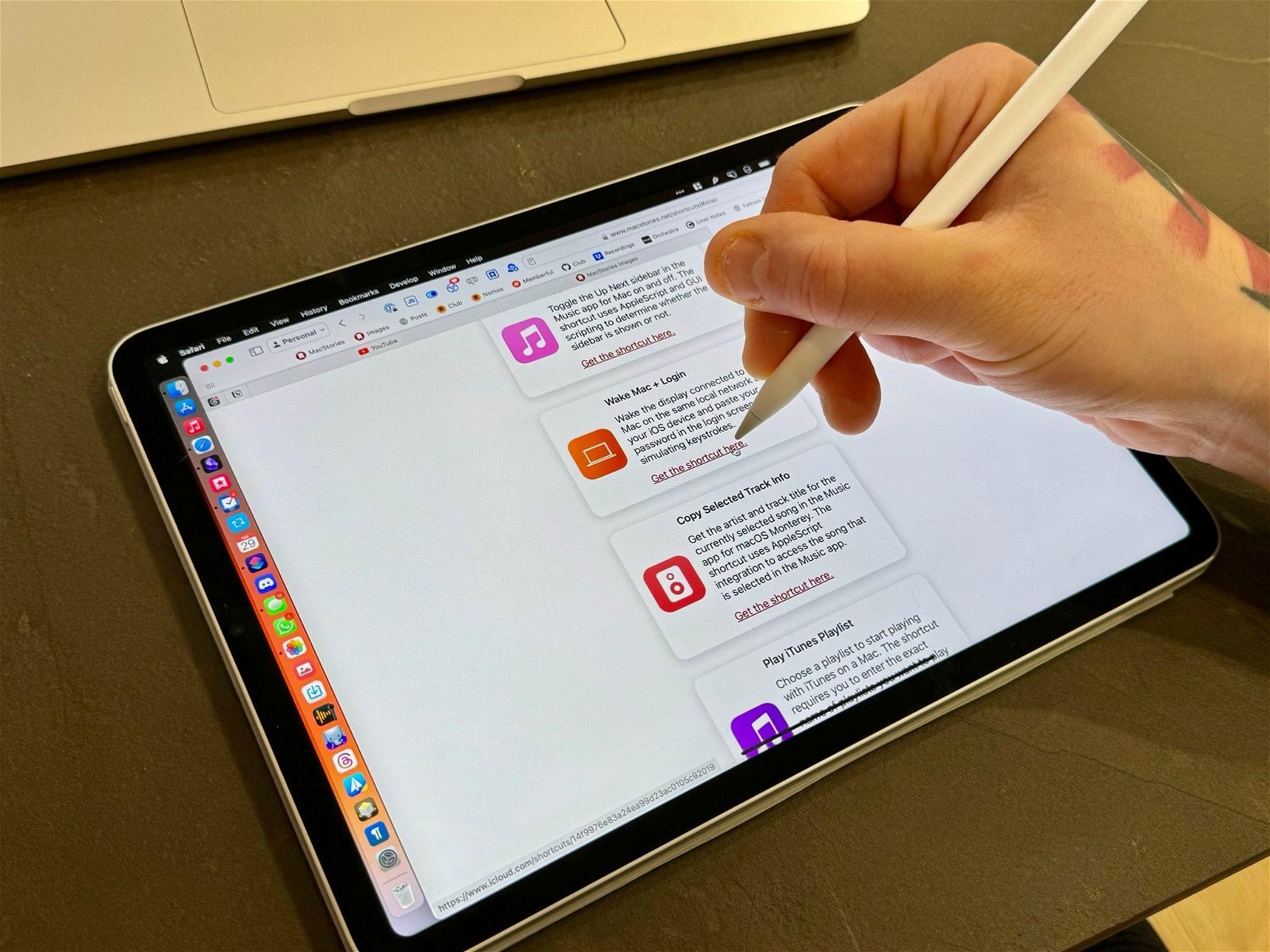 El Apple Pencil puede utilizarse en la interfaz de macOS gracias a Sidecar