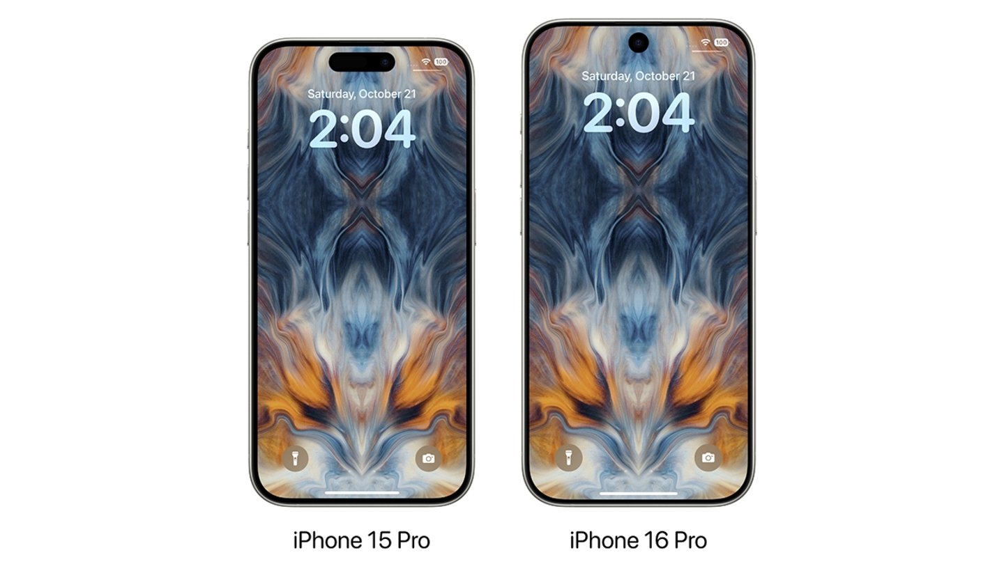 iPhone 15 Pro y concepto de iPhone 16 Pro