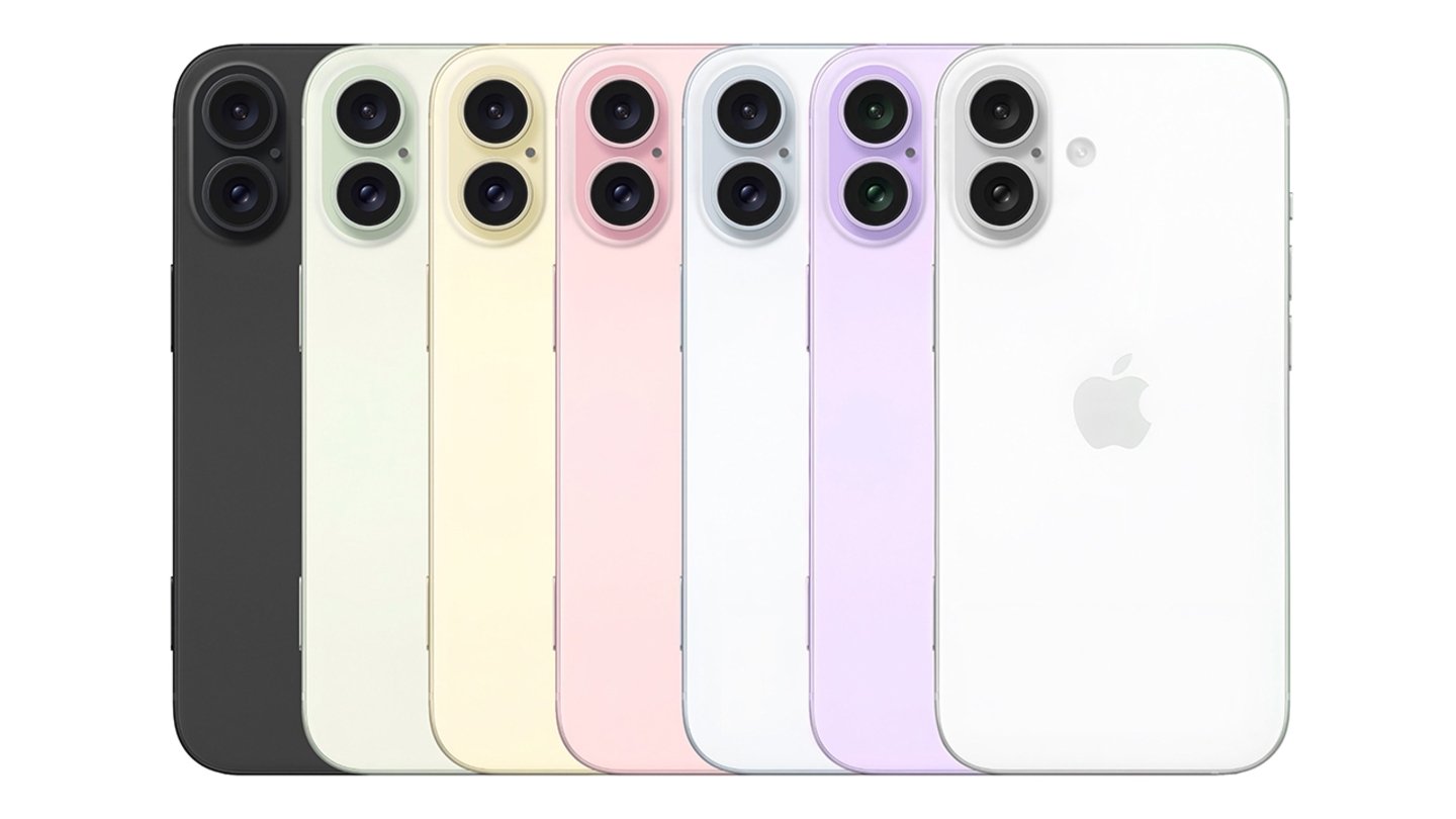 Supuestos colores de los iPhone 16