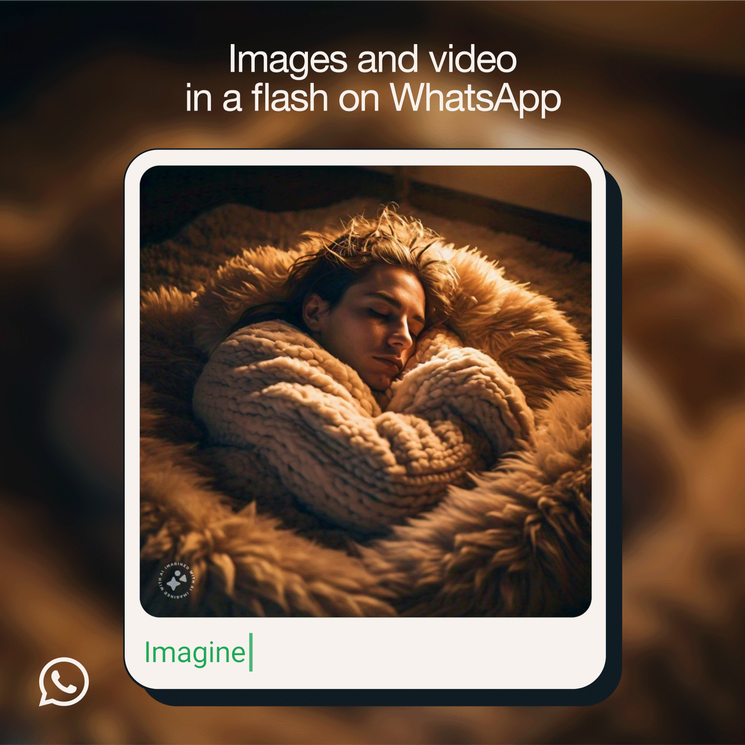 Meta IA en WhatsApp permite crear estas fantasticas imagenes