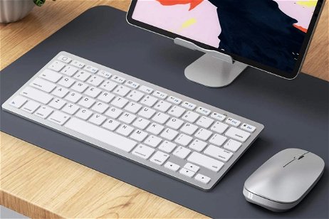 Este ratón es compatible con iPad y viene acompañado por un teclado inalámbrico