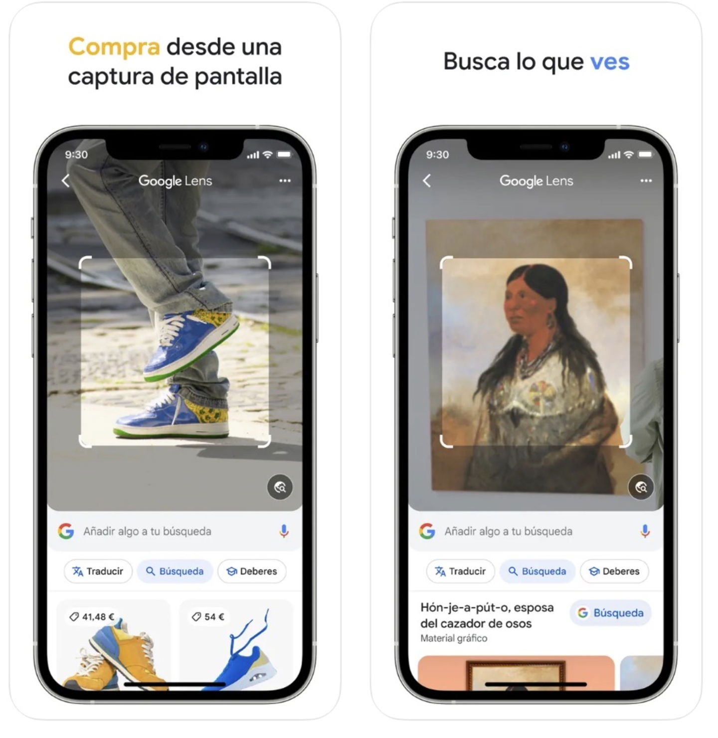 Google Lens en iPhone