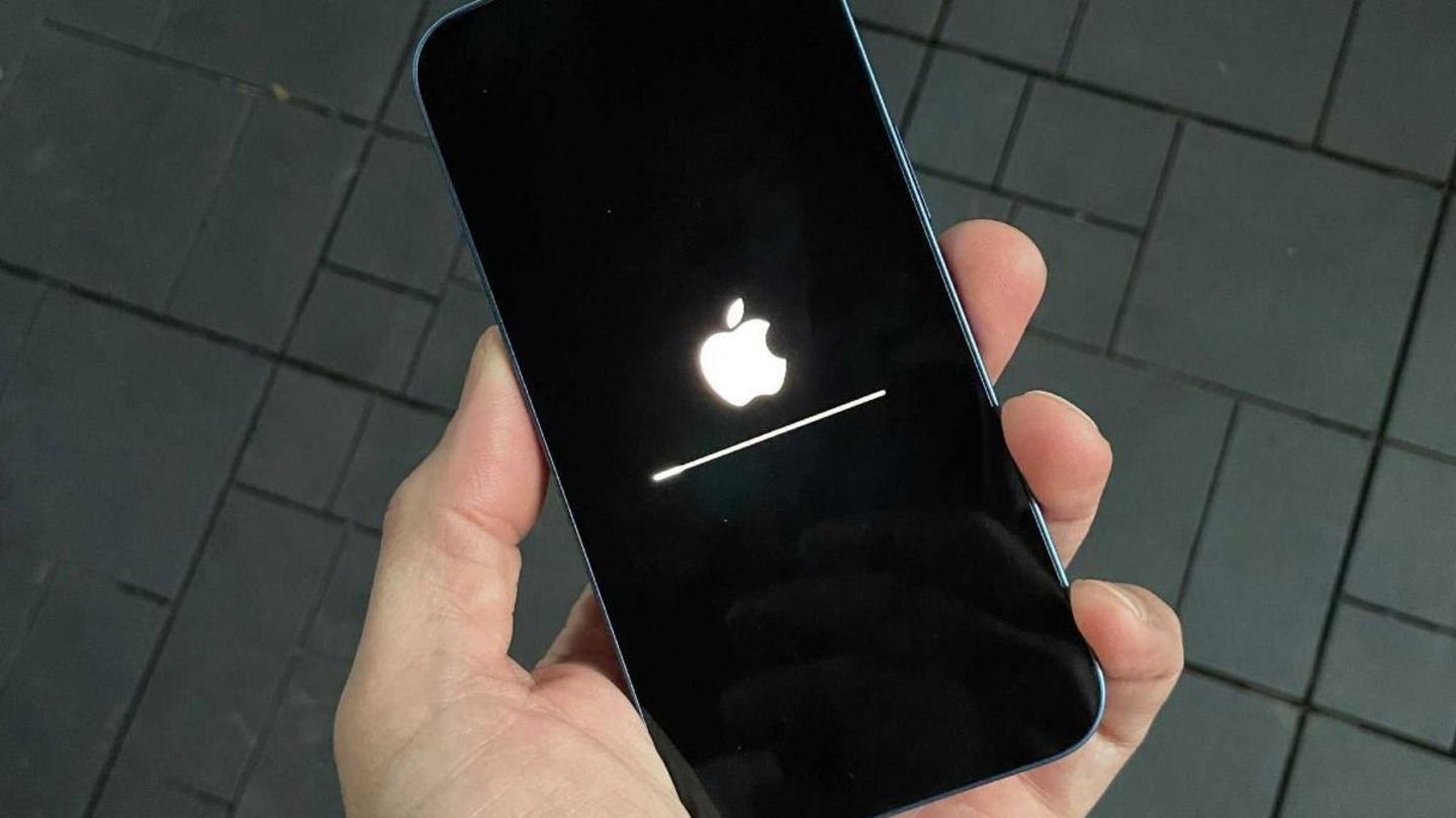 Un iPhone en espera tras actualizarse