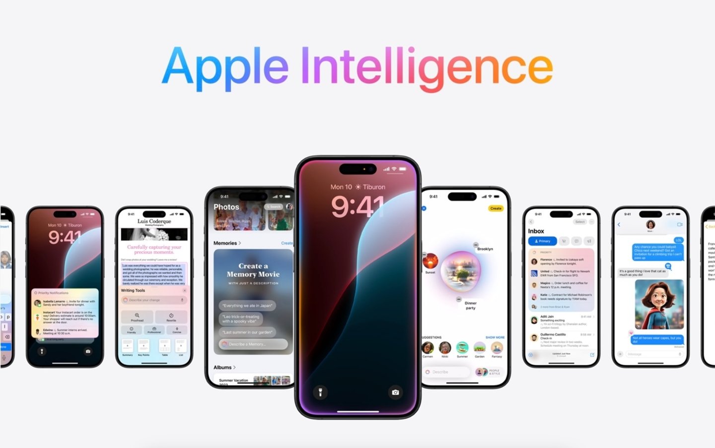 Apple Intelligence en un iPhone