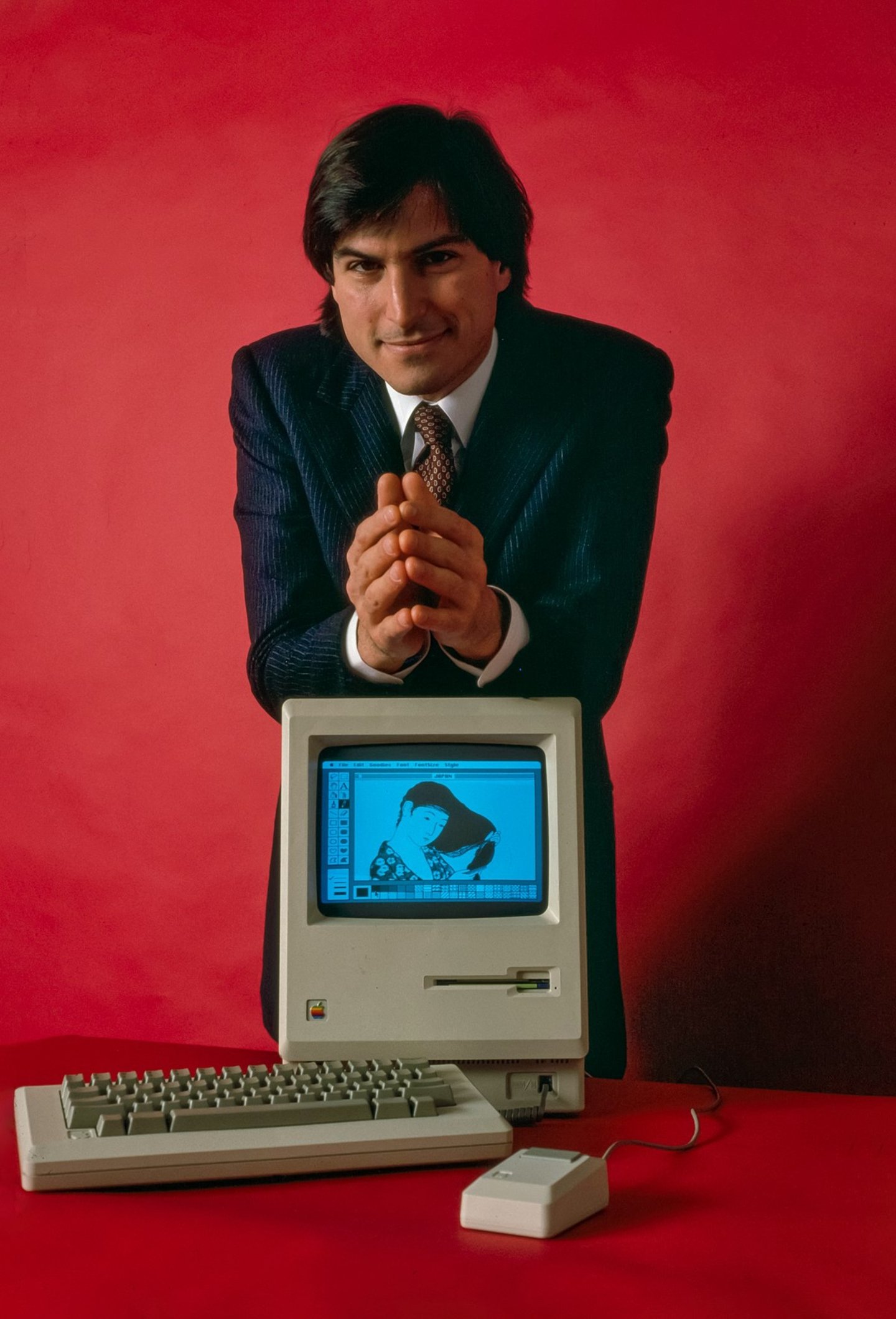 Sesión de fotos de Steve Jobs en 1984