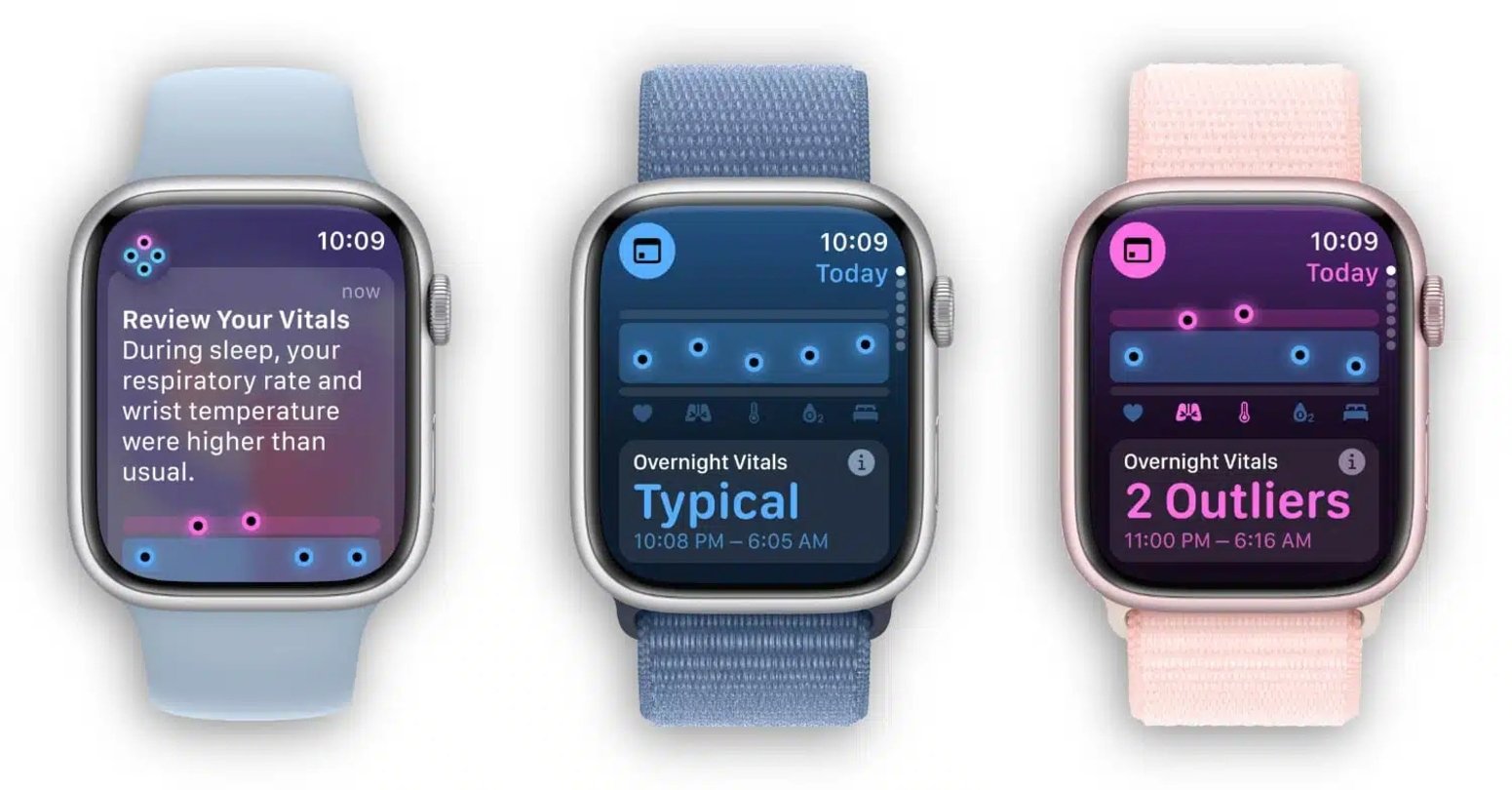 Nueva app Vitals en el Apple Watch