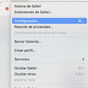 Configuración Safari en macOS