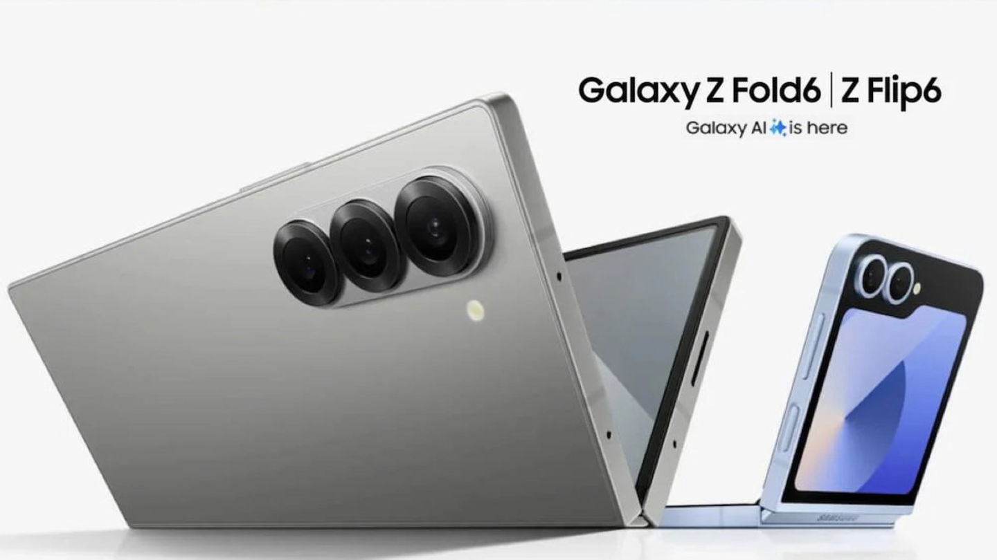 Primera imagen oficial de los Galaxy Z Fold 6 y Flip6