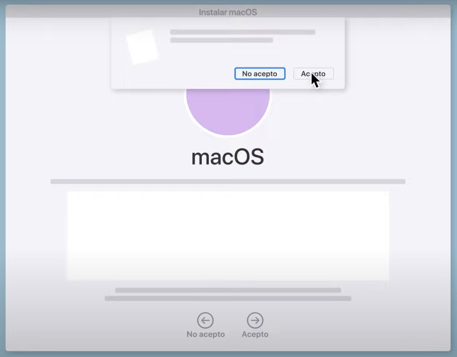 Instalación de macOS