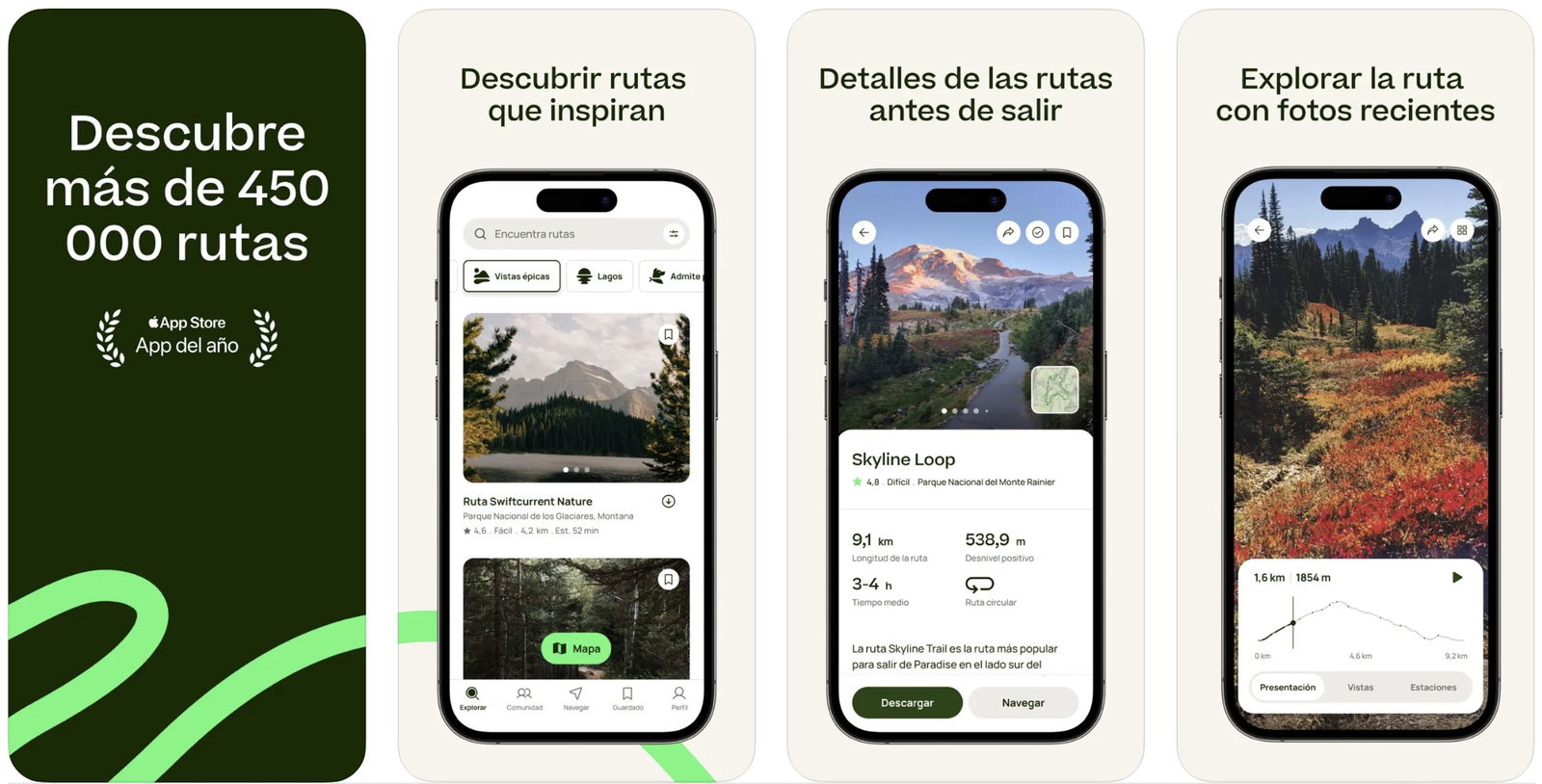 AllTrails, app para iPhone