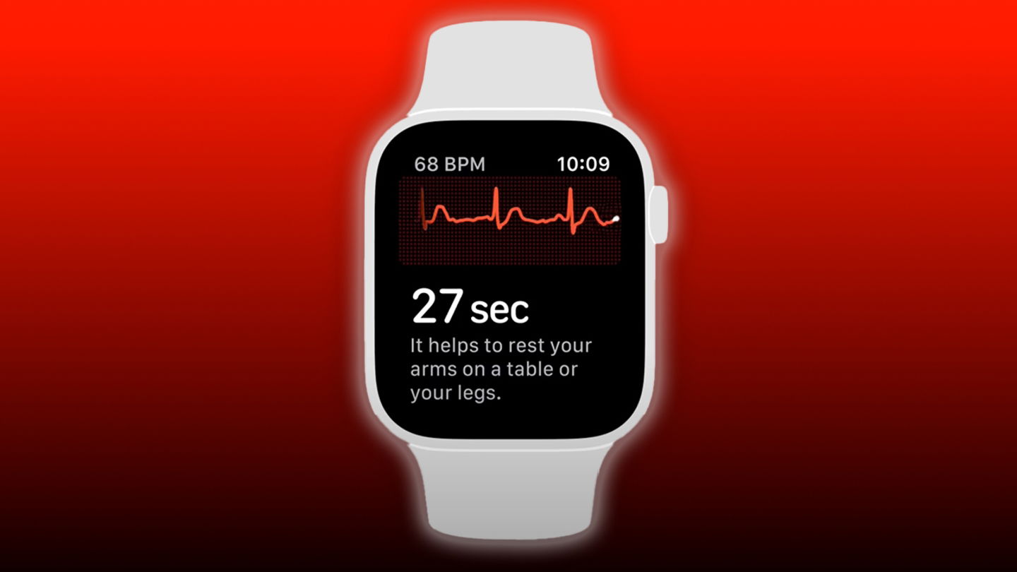 Apple Watch haciendo un electrocardiograma