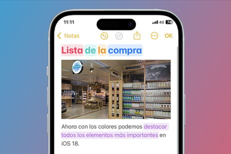 Notas: grabación de audio, colores, archivos adjuntos y otras funciones de iOS 18