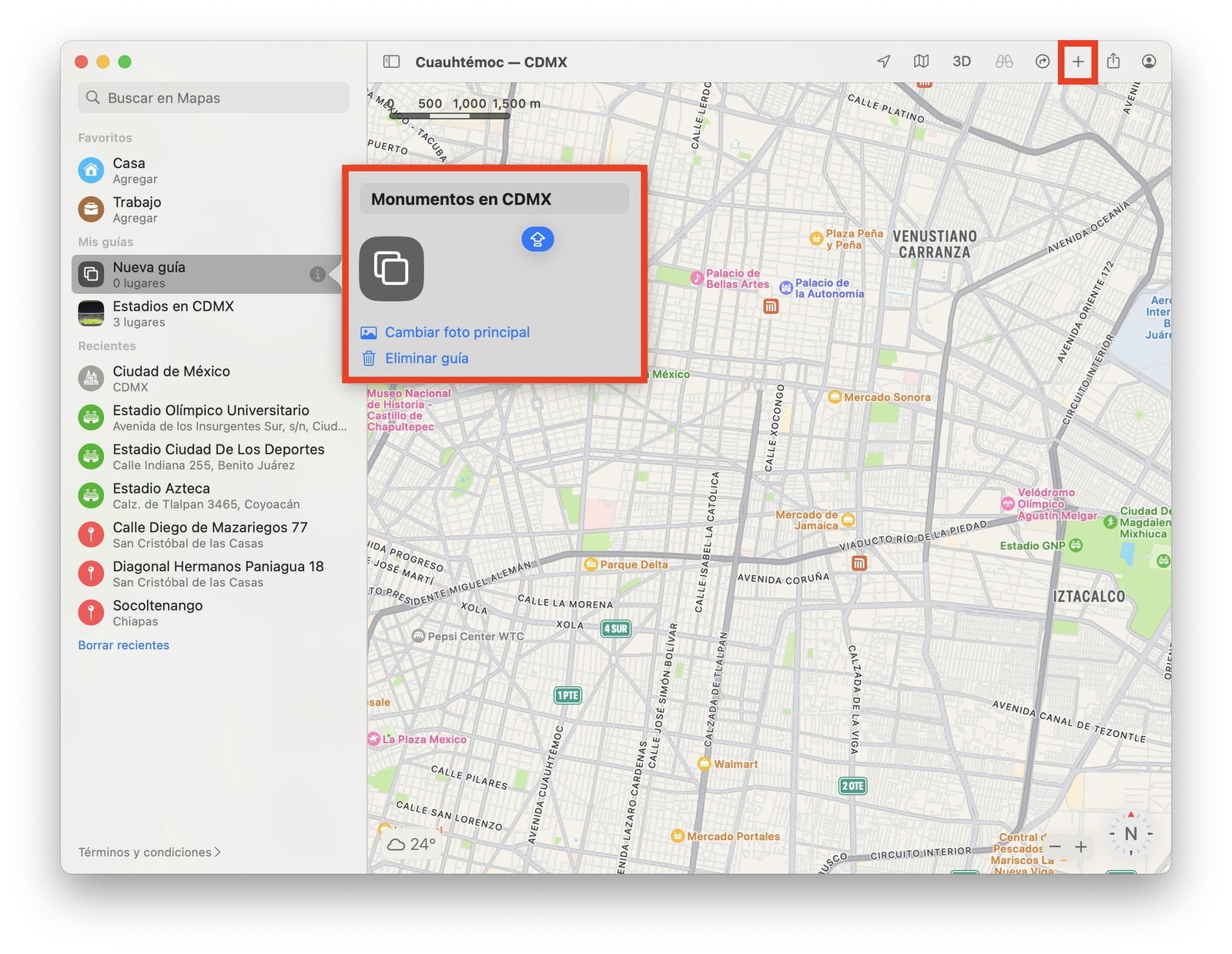 Apple Maps macOS